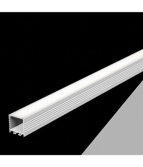 5pz Profilo In Alluminio 2 Mt Lineare Sospeso Sezionabile Per Striscia Led Al-28