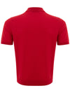 Gran Sasso Polo Rossa in Cotone da uomo