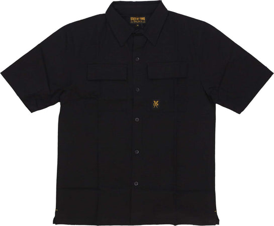 5TATE-OF-MIND-Camicia-Manica-Corta-Uomo-Combat-Shirt-Black-da-uomo