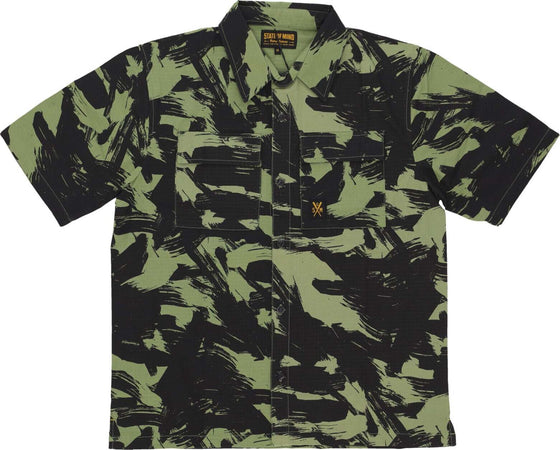 5TATE-OF-MIND-Camicia-Manica-Corta-Uomo-Combat-Shirt-Military/camo-da-uomo
