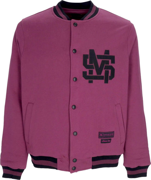 5TATE-OF-MIND-Felpa-College-Uomo-Monogram-Varsity-Purple-da-uomo
