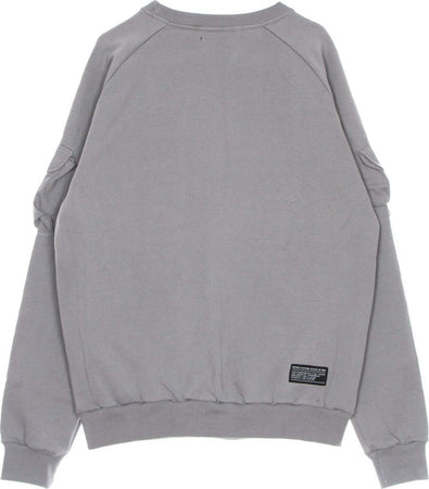 5TATE-OF-MIND-Felpa-Girocollo-Uomo-Retrofuture-Sweatshirt-Grey-da-uomo