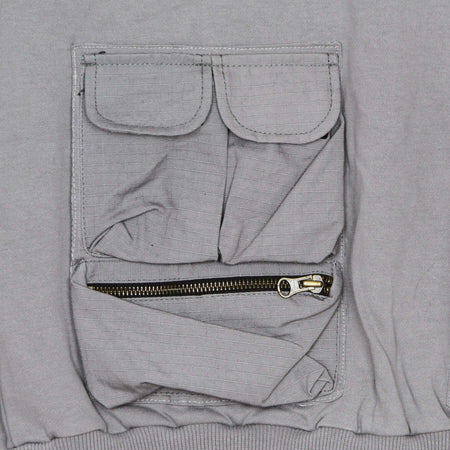 5TATE-OF-MIND-Felpa-Girocollo-Uomo-Retrofuture-Sweatshirt-Grey-da-uomo