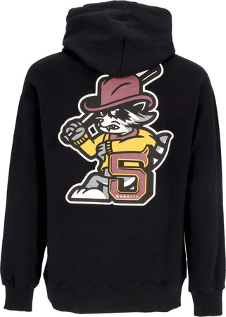 5TATE-OF-MIND-Felpa-Leggera-Cappuccio-Uomo-B-andits-Hoodie-Black-da-uomo