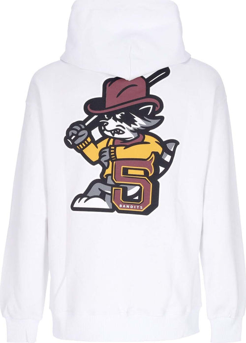 5TATE-OF-MIND-Felpa-Leggera-Cappuccio-Uomo-B-andits-Hoodie-White-da-uomo