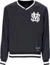 5TATE-OF-MIND-Felpa-Tipo-Hockey-Uomo-Monogram-Baseball-Pullover-Black-da-uomo
