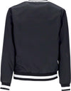 5TATE-OF-MIND-Felpa-Tipo-Hockey-Uomo-Monogram-Baseball-Pullover-Black-da-uomo