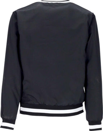 5TATE-OF-MIND-Felpa-Tipo-Hockey-Uomo-Monogram-Baseball-Pullover-Black-da-uomo