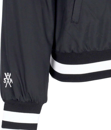 5TATE-OF-MIND-Felpa-Tipo-Hockey-Uomo-Monogram-Baseball-Pullover-Black-da-uomo