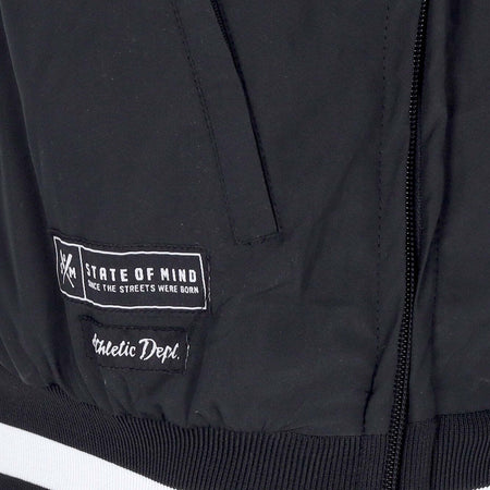 5TATE-OF-MIND-Felpa-Tipo-Hockey-Uomo-Monogram-Baseball-Pullover-Black-da-uomo