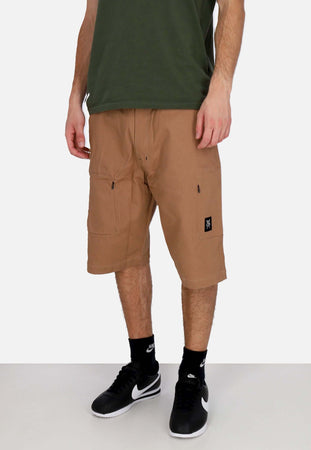 5TATE-OF-MIND-Pantalone-Corto-Uomo-Hidden-Cargo-Shorts-Brown-da-uomo