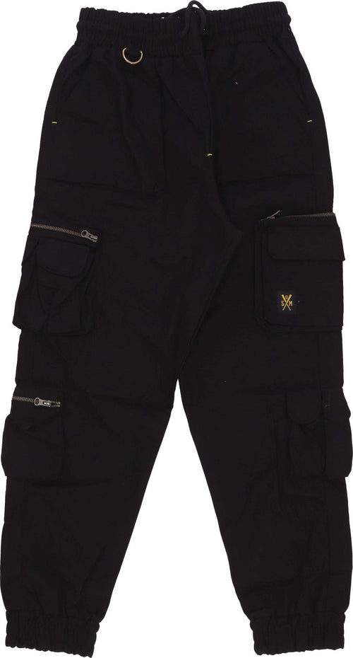 5TATE-OF-MIND-Pantalone-Lungo-Uomo-Cargo-Joggers-Black-da-uomo