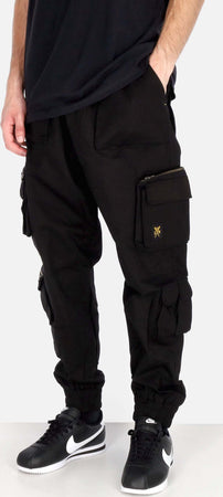 5TATE-OF-MIND-Pantalone-Lungo-Uomo-Cargo-Joggers-Black-da-uomo