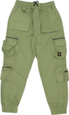 5TATE-OF-MIND-Pantalone-Lungo-Uomo-Cargo-Joggers-Military-Green-da-uomo