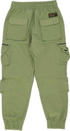 5TATE-OF-MIND-Pantalone-Lungo-Uomo-Cargo-Joggers-Military-Green-da-uomo