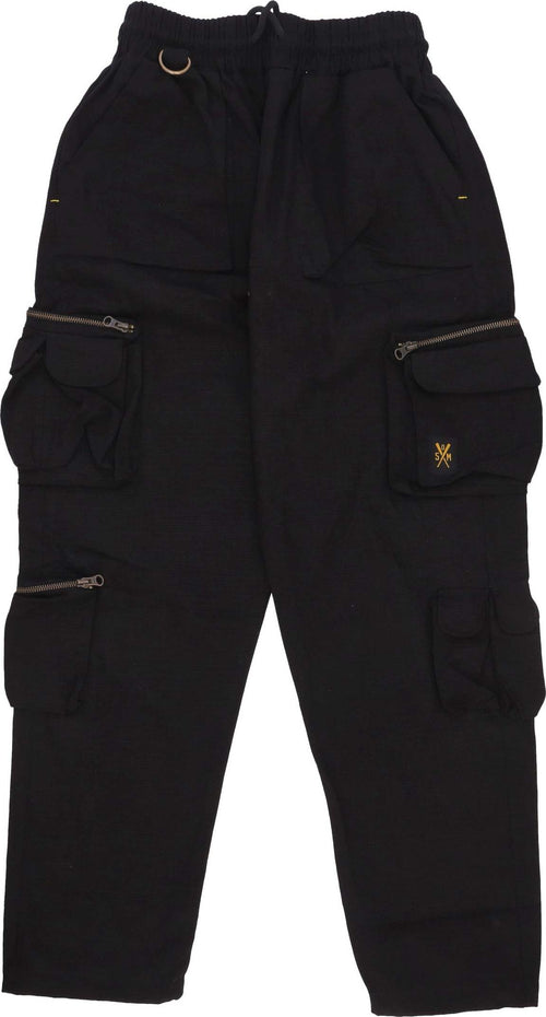5TATE-OF-MIND-Pantalone-Lungo-Uomo-Cargo-Pants-Black-da-uomo
