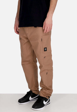5TATE-OF-MIND-Pantalone-Lungo-Uomo-Hidden-Cargo-Pants-Brown-da-uomo