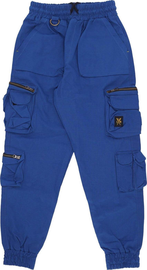 5TATE-OF-MIND-Pantalone-Lungo-Uomo-Retrofuture-Cargo-Pants-Blue-da-uomo