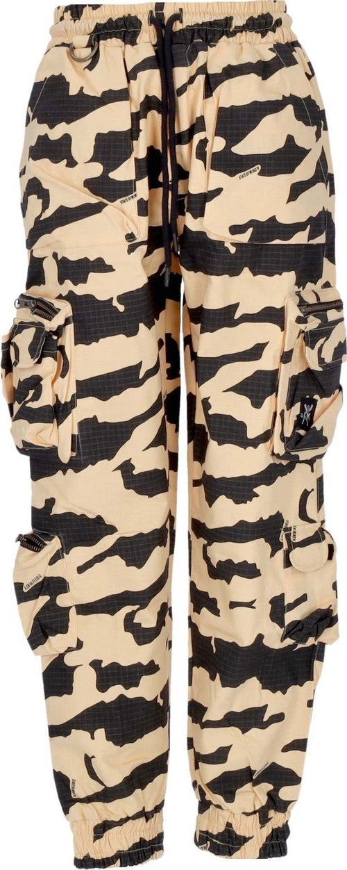 5TATE-OF-MIND-Pantalone-Lungo-Uomo-Retrofuture-Cargo-Peach-Camo-da-uomo