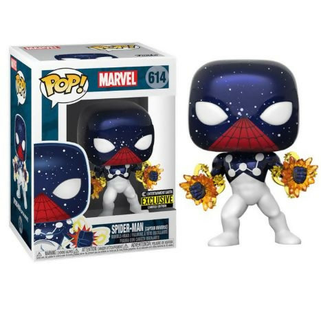 FUNKO POP Spider-Man de Capitan del Universo 614 - Marvel Exclusivo