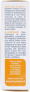 5x Humana Ditrevit Forte K50 Integratore Alimentare Per Bambini (15 Ml Ciascuno) Con Vitamine D E K E Dha Salute e cura della persona/Vitamine minerali e integratori/Multivitamine e minerali Sanitaria Gioia del Bimbo - Villa San Giovanni, Commerciovirtuoso.it