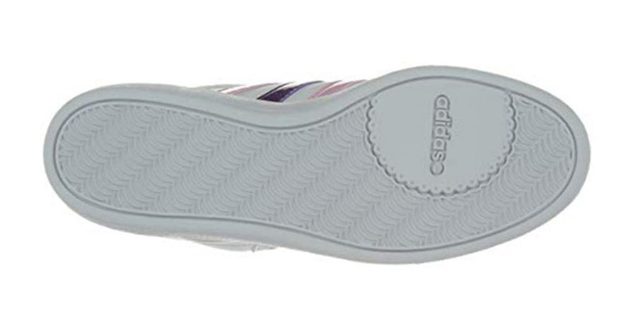 ADIDAS Basketball Ragazza art. VLNEO HOOPS MID W (F38384) in ecopelle White/Pink/Purple