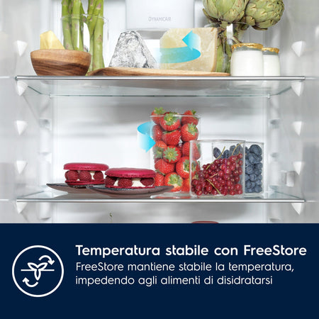Electrolux ECB7TE70S Frigorifero Combinato Incasso No Frost 376L Classe E