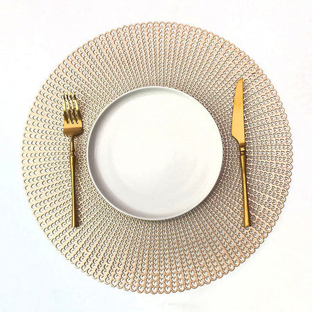 Tovagliette americane per colazione sottopiatto lavabile tondo 41 cm