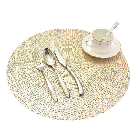 Tovagliette americane per colazione sottopiatto lavabile tondo 41 cm