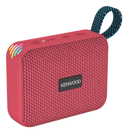 Kenwood AS-60BT Speaker Bluetooth Portatile 5W Impermeabile IPX7 Rosso