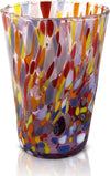 6 Bicchieri da BIBITA In Vetro di Murano Venezia Colorato Bicchiere con Murrine Design Stile CLASSIC Moderno Prodotto a Mano in Italia Casa e cucina/Stoviglie/Bicchieri e cristalli/Bicchieri da Long Drink Mazzega Art & Design - Murano, Commerciovirtuoso.it