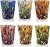 6 Bicchieri Tumbler In Vetro i Colori Di Murano Bicchiere Da Acqua Prodotto A Mano In Italia Tumble-clas-mix Con Scatola Regalo Casa e cucina/Stoviglie/Bicchieri e cristalli/Tumbler Mazzega Art & Design - Murano, Commerciovirtuoso.it