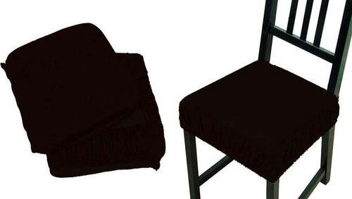 6 COPRI SEDIA MARRONE FASCIA ELASTICO CUSCINO PER SEDIE IMBOTTITO SFODERABILE Casa e cucina/Tessili per la casa/Fodere/Fodere coprisedia Trade Shop italia - Napoli, Commerciovirtuoso.it