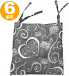 6 COPRISEDIA CUSCINI CUORI GRIGIO CON 2 LACCETTI LACCI CUSCINO SEDIE IMBOTTITO Casa e cucina/Tessili per la casa/Fodere/Fodere coprisedia Trade Shop italia - Napoli, Commerciovirtuoso.it