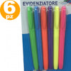 6 EVIDENZIATORE A PENNA FLUORESCENTE GIALLO VERDE FUCSIA BLU VIOLA ARANCIONE Cancelleria e prodotti per ufficio/Penne matite scrittura e correzione/Marcatori ed evidenziatori/Pennarelli indelebili e marcatori Trade Shop italia - Napoli, Commerciovirtuoso.it