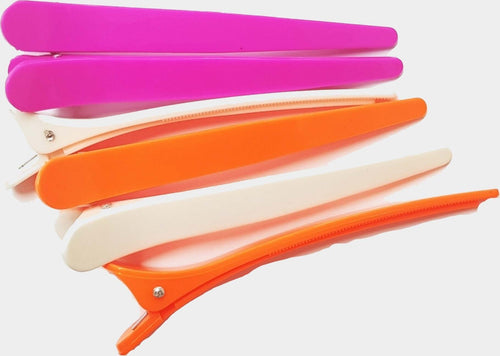 6 FERMAGLIO PINZA MOLLETTA FERMA CAPELLI COCCODRILLO PARRUCCHIERE FORCINE  Trade Shop italia - Napoli, Commerciovirtuoso.it