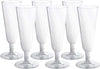 6 Flute Bicchieri Plastica Trasparenti Calice Spumante Champagne Feste Natale Casa e cucina/Hobby creativi/Materiali per hobby creativi/Forniture per feste/Articoli per feste e compleanni per adulti/Stoviglie Trade Shop italia - Napoli, Commerciovirtuoso.it