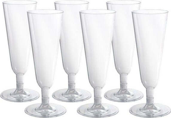 6 Flute Bicchieri Plastica Trasparenti Calice Spumante Champagne Feste Natale Casa e cucina/Hobby creativi/Materiali per hobby creativi/Forniture per feste/Articoli per feste e compleanni per adulti/Stoviglie Trade Shop italia - Napoli, Commerciovirtuoso.it