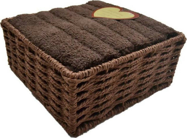 6x Lavette Bagno Spugna Di Cotone Con Cestino Set Asciugamani Bagno Ospiti 30x30cm Tinta Unita Asciugamano 100% Co Kit 6 Lavette In Spugna Bianco E Dintorni 26766 Casa e cucina/Tessili per la casa/Biancheria da bagno/Asciugamani/Set di asciugamani Puleo Casa - Palermo, Commerciovirtuoso.it