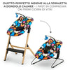 Seggiolone Sdraietta Multifunzionale Livy Kinderkraft - Happy Shapes