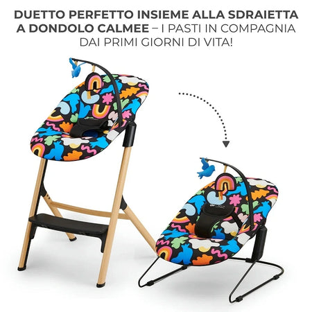 Seggiolone Sdraietta Multifunzionale Livy Kinderkraft - Happy Shapes
