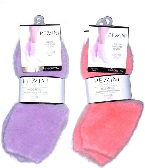 6 Paia di Calzettoni da Donna Invernali Morbidi Calzini in Angoretta Tg. Unica 35/40 Pezzini