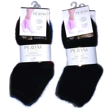 6 Paia di Calzettoni da Donna Invernali Morbidi Calzini in Angoretta Tg. Unica 35/40 Pezzini