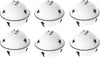 6 palline a campanella natalizie in metallo Bianco lucido da Ø 5 cm Casa e cucina/Decorazioni per interni/Addobbi e decorazioni per ricorrenze/Decorazioni natalizie/Addobbi e decorazioni/Campanelli e campanelli da slitta MagiediNatale.it - Altamura, Commerciovirtuoso.it