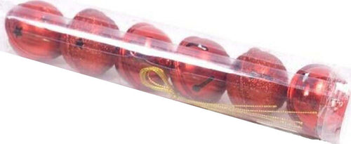6 palline a campanella natalizie in metallo Rosso da Ø 5 cm Casa e cucina/Decorazioni per interni/Addobbi e decorazioni per ricorrenze/Decorazioni natalizie/Addobbi e decorazioni/Campanelli e campanelli da slitta MagiediNatale.it - Altamura, Commerciovirtuoso.it