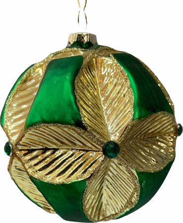 6 palline natalizie di vetro con intarsi Ø 10 cm, Pendaglio decorato Collezione EDG 2020 Casa e cucina/Decorazioni per interni/Addobbi e decorazioni per ricorrenze/Decorazioni natalizie/Addobbi e decorazioni/Palle e palline MagiediNatale.it - Altamura, Commerciovirtuoso.it