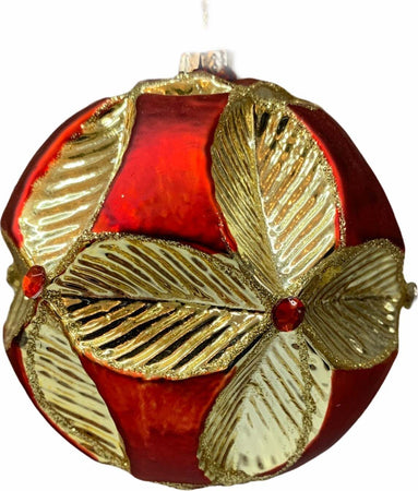 6 palline natalizie di vetro con intarsi Ø 10 cm, Pendaglio decorato Collezione EDG 2020 Casa e cucina/Decorazioni per interni/Addobbi e decorazioni per ricorrenze/Decorazioni natalizie/Addobbi e decorazioni/Palle e palline MagiediNatale.it - Altamura, Commerciovirtuoso.it