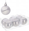 6 palline natalizie in PVC Argento Lucido da Ø 8 cm, Pendaglio Tinta Unita Casa e cucina/Decorazioni per interni/Addobbi e decorazioni per ricorrenze/Decorazioni natalizie/Addobbi e decorazioni/Palle e palline MagiediNatale.it - Altamura, Commerciovirtuoso.it