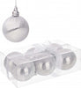 6 palline natalizie in PVC Argento Lucido da Ø 8 cm, Pendaglio Tinta Unita Casa e cucina/Decorazioni per interni/Addobbi e decorazioni per ricorrenze/Decorazioni natalizie/Addobbi e decorazioni/Palle e palline MagiediNatale.it - Altamura, Commerciovirtuoso.it