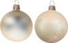 6 palline natalizie in vetro Beige Lucido e Opaco da Ø 10 cm, Pendaglio Tinta Unita Casa e cucina/Decorazioni per interni/Addobbi e decorazioni per ricorrenze/Decorazioni natalizie/Addobbi e decorazioni/Palle e palline MagiediNatale.it - Altamura, Commerciovirtuoso.it